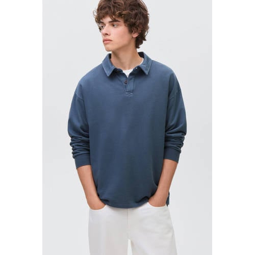 MANGO TEEN sweater blauw Effen