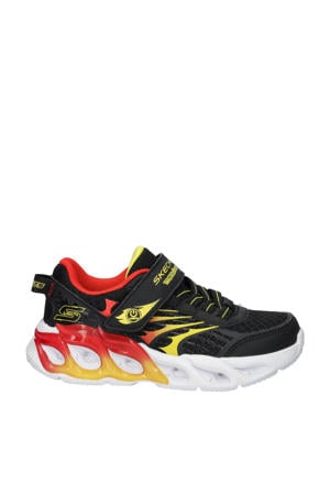 sneakers met lichtjes zwart/rood