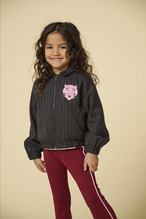 flared legging donkerrood