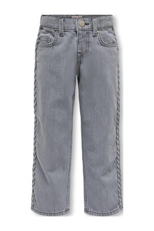 straight leg jeans grey denim