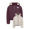 KIDS ONLY GIRL reversible gewatteerde winterjas donkerrood/ecru