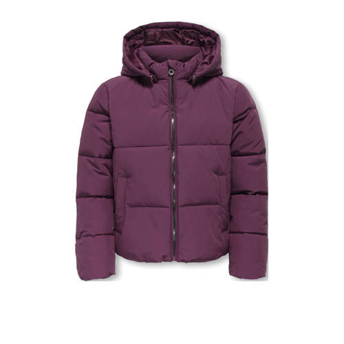 KIDS ONLY GIRL gewatteerde jas paars Meisjes Polyester Opstaande kraag - maat 152 afbeelding
