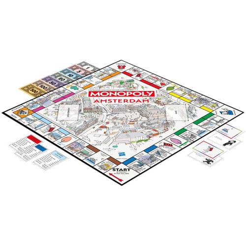 Identity Games Monopoly Amsterdam NL Bordspel | Bordspel van Identity Games