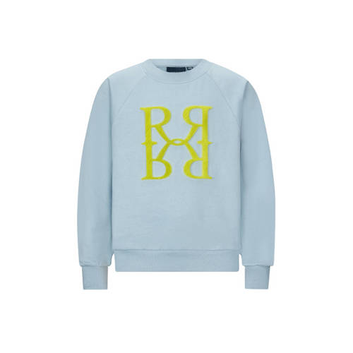Retour Jeans sweater lichtblauw Meisjes Stretchkatoen Ronde hals Printopdruk - maat 182/188 afbeelding