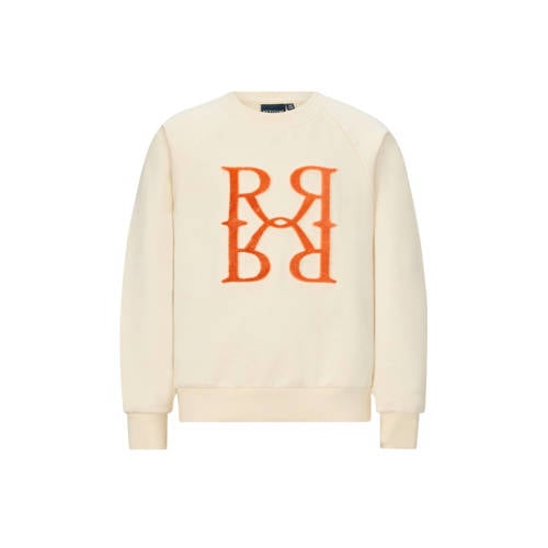 Retour Jeans sweater beige Meisjes Stretchkatoen Ronde hals Printopdruk - maat 104 afbeelding
