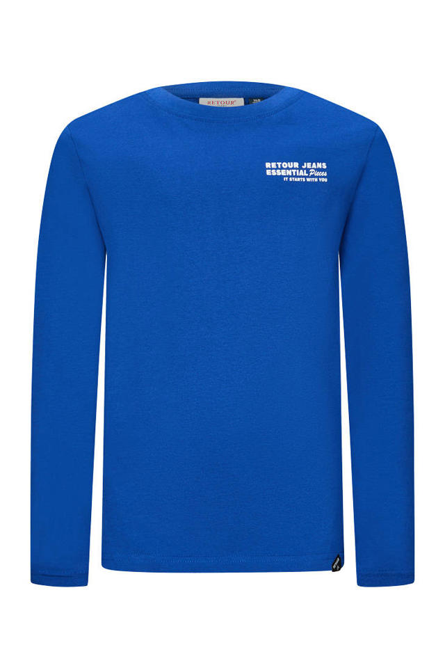 Retour Kleding Retour Broek Retour Jeans Longsleeve Blauw
