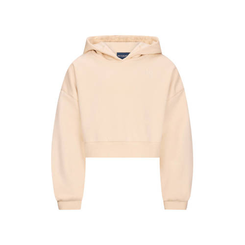 Retour Jeans hoodie beige Sweater Effen - maat 134/140 afbeelding