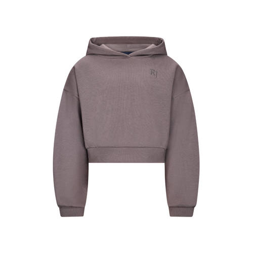 Retour Jeans hoodie grijs Sweater Effen - maat 110 afbeelding