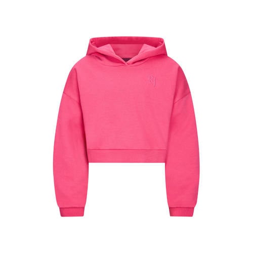 Retour Jeans hoodie fuchsia Sweater Roze Effen - maat 134/140 afbeelding