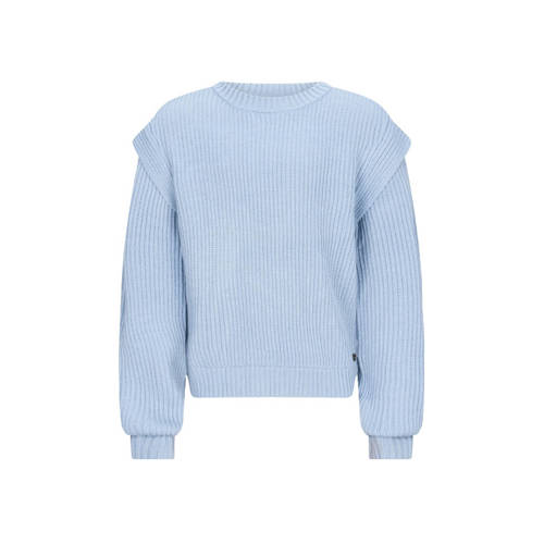 Retour Jeans trui lichtblauw grof gebreid Meisjes Acryl Ronde hals Effen - maat 182/188 afbeelding