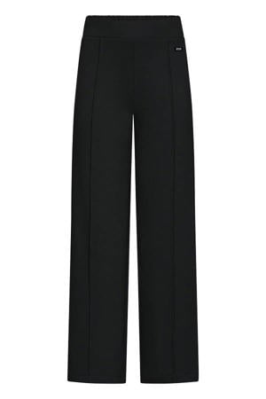 wide leg casual broek zwart