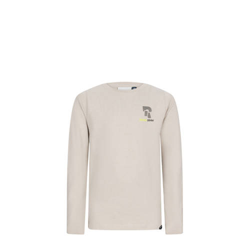Retour Jeans longsleeve lichtgrijs Jongens Stretchkatoen Ronde hals Backprint - maat 170/176 afbeelding