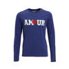 Anytime longsleeve met printopdruk paars