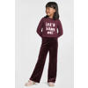 Anytime longsleeve met printopdruk bordeauxrood