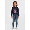 Anytime longsleeve met printopdruk donkerblauw