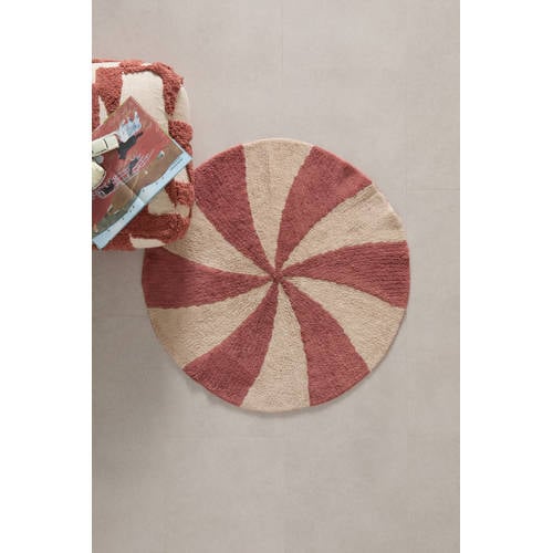 NOUS Kids kindervloerkleed Alix (Ø110 cm) Beige Meerkleurig afbeelding
