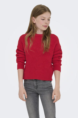 gebreide trui rood
