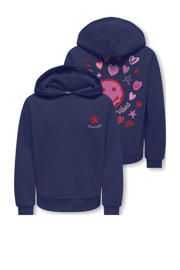 thumbnail: KIDS ONLY GIRL hoodie met backprint donkerblauw