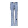 KIDS ONLY GIRL wide leg jeans light blue denim