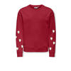 KIDS ONLY GIRL sweater met hartjes rood