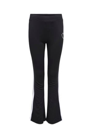 flared broek zwart