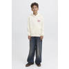 JACK & JONES JUNIOR hoodie wit