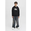 JACK & JONES JUNIOR hoodie zwart