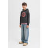 JACK & JONES JUNIOR hoodie zwart