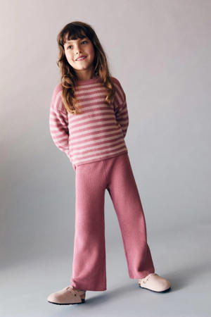 casual broek donkerrood