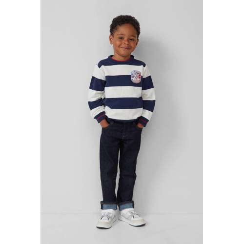 s.Oliver sweater donkerblauw Streep - maat 128/134 afbeelding