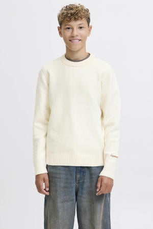 pullover ecru gebreid