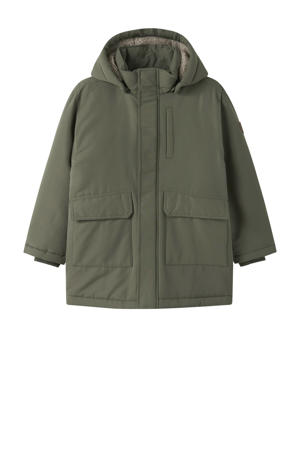 Winterjas voor meisjes, kinderen, gevoerde parka, jas met capuchon, verdikt fleecejack, warme mantel, herfst en winter