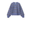 NAME IT KIDS fijn gebreide trui met wol blauw