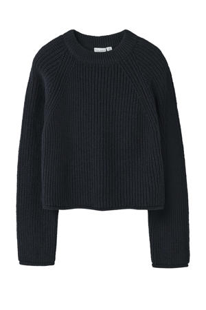 gebreide trui donkerblauw