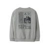 NAME IT KIDS sweater met backprint grijs melange