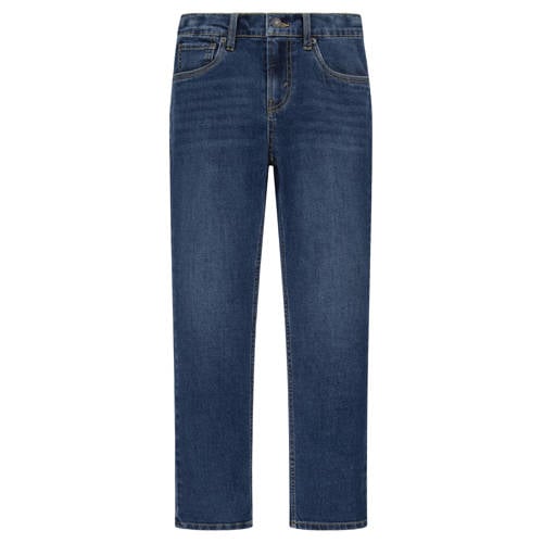 Levi's Kids tapered regular waist regular fit jeans medium blue denim Blauw - maat 128 afbeelding