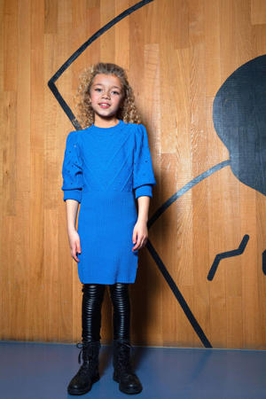 imitatieleren aansluitend legging zwart