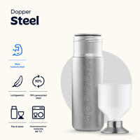 thumbnail: Dopper Steel Drinkfles - Stainless Steel - 800 ml