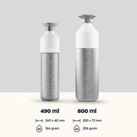 thumbnail: Dopper Steel Drinkfles - Stainless Steel - 800 ml