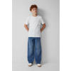 s.Oliver baggy  waist wide leg jeans medium blue denim