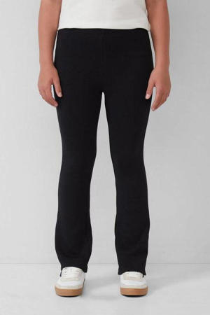 flared broek zwart
