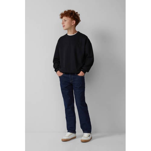 s.Oliver sweater zwart Effen