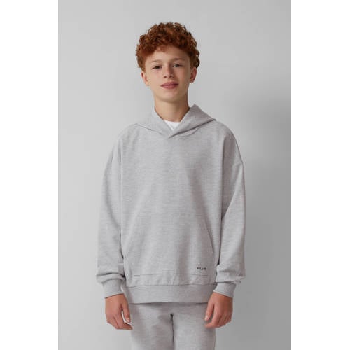 s.Oliver sweater lichtgrijs Effen