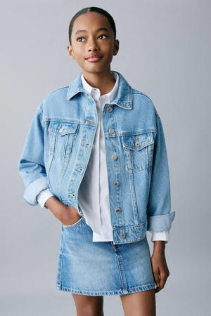 denim spijkerjas lichtblauw