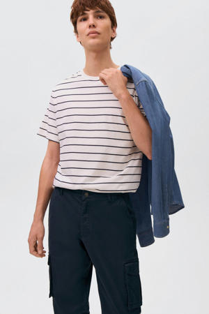 cargo broek donkerblauw