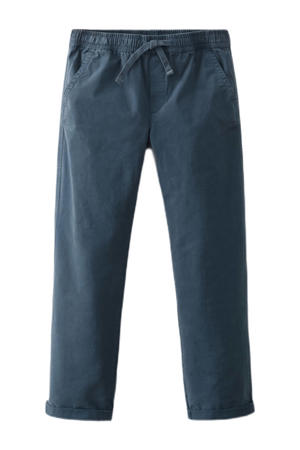 regular casual broek donkerblauw