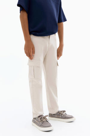 regular cargo broek ecru