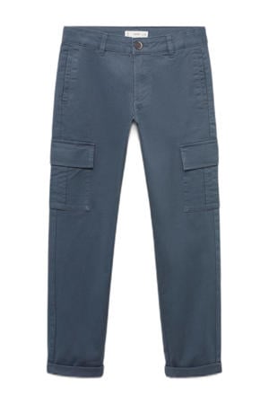 regular cargo broek blauw