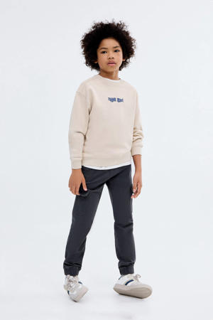 tapered cargo broek marine