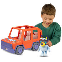 thumbnail: Moose Toys  Bluey - Bluey Buddies Big Heeler 4WD Speelset - Inclusief pluchen Bluey